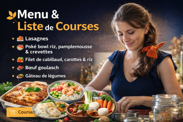 Menu 2 Printemps 2026 + option végétarienne 