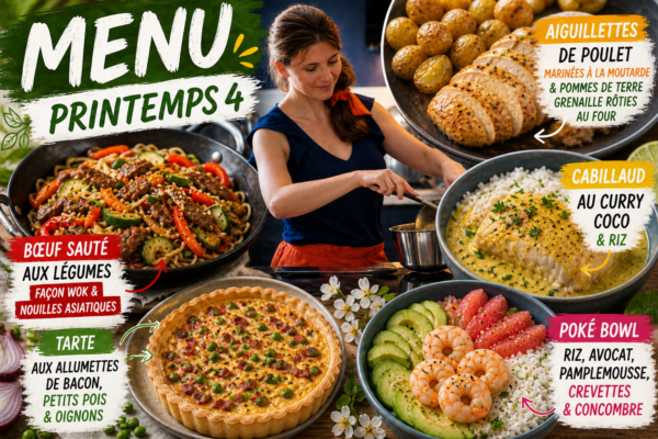 Menu 4 Printemps 2026 (+option vég)