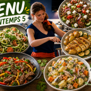 Menu 5 Printemps 2026 (+option vég)