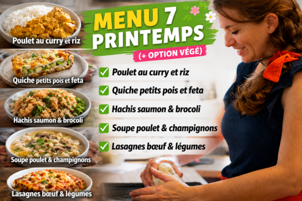 Menu 7 Printemps (+option végé)