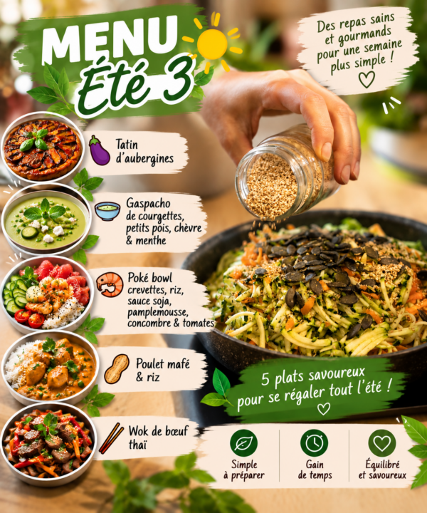 Menu 3 Eté